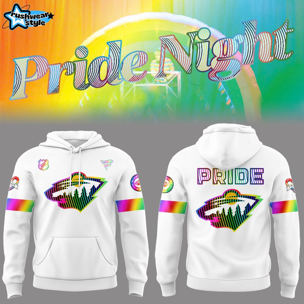 Minnesota Wild X Pride Night Special Edition Hoodie Minnesota Wild X Pride Night Special Edition Hoodie
