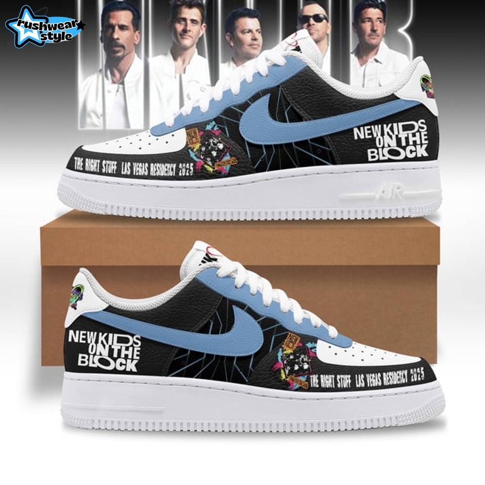 New Kids on The Block The Right Stuff Las Vegas Residency Nike Air Force 1 New Kids on The Block The Right Stuff Las Vegas Residency Nike Air Force 1