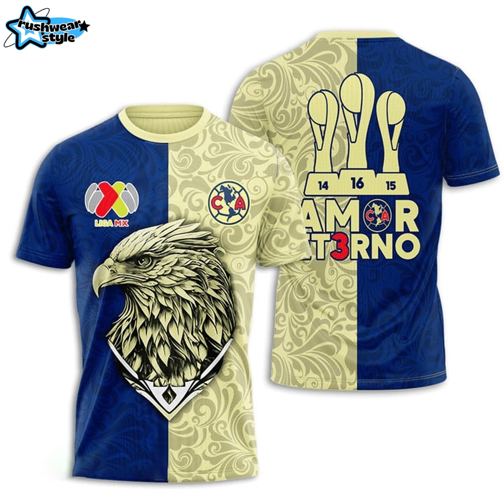 New Limitted Edition Club América 3D T-Shirt New Limitted Edition Club América 3D T-Shirt