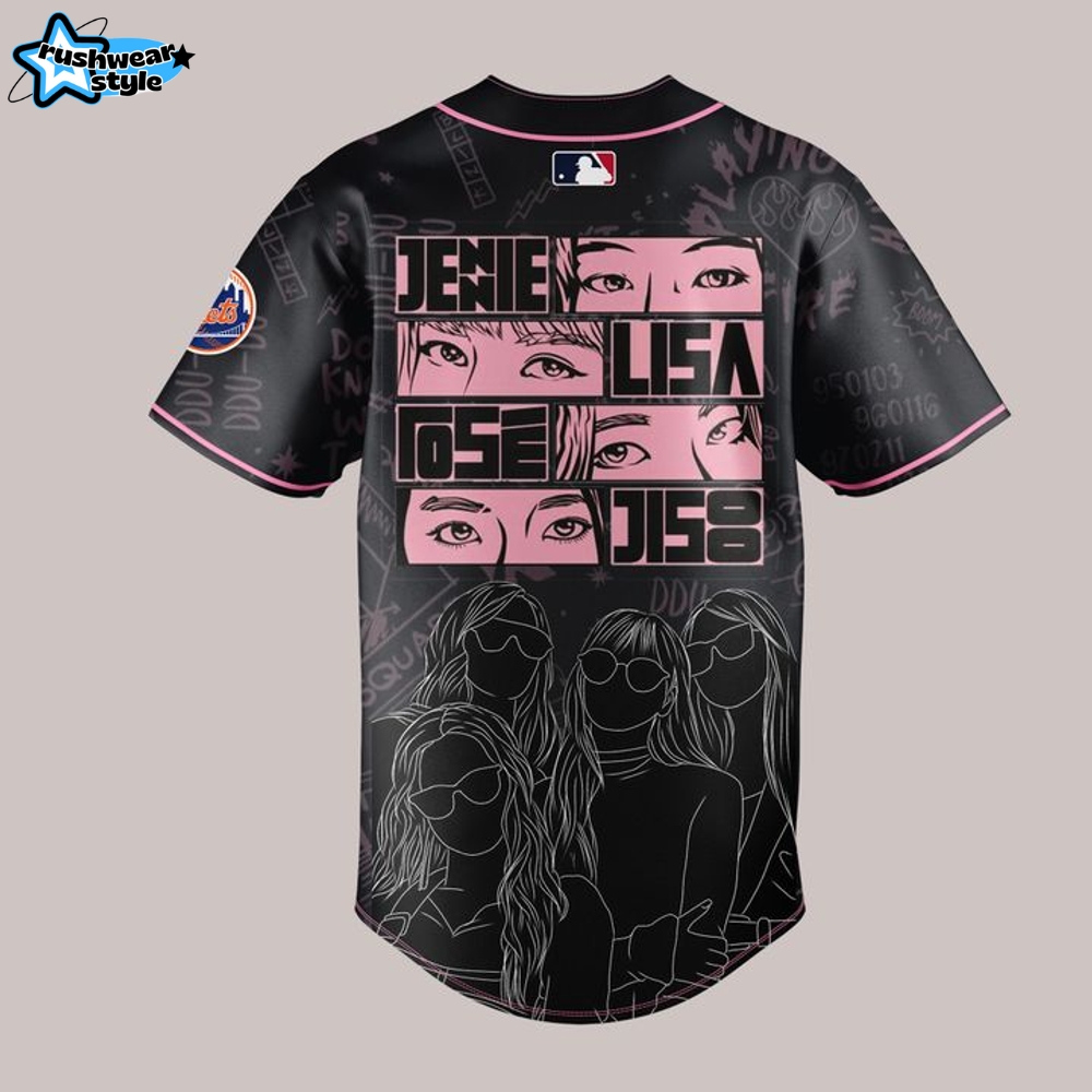 New York Mets x BLACKPINK 2025 World Tour New York Baseball Jersey New York Mets x BLACKPINK 2025 World Tour New York Baseball Jersey