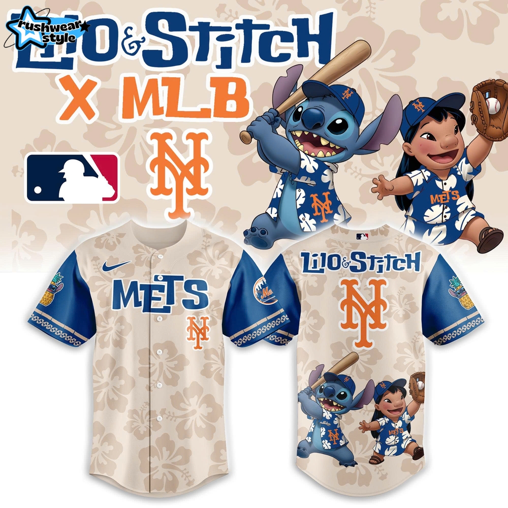New York Mets x Lilo & Stitch 2025 Baseball Jersey Combo New York Mets x Lilo & Stitch 2025 Baseball Jersey Combo