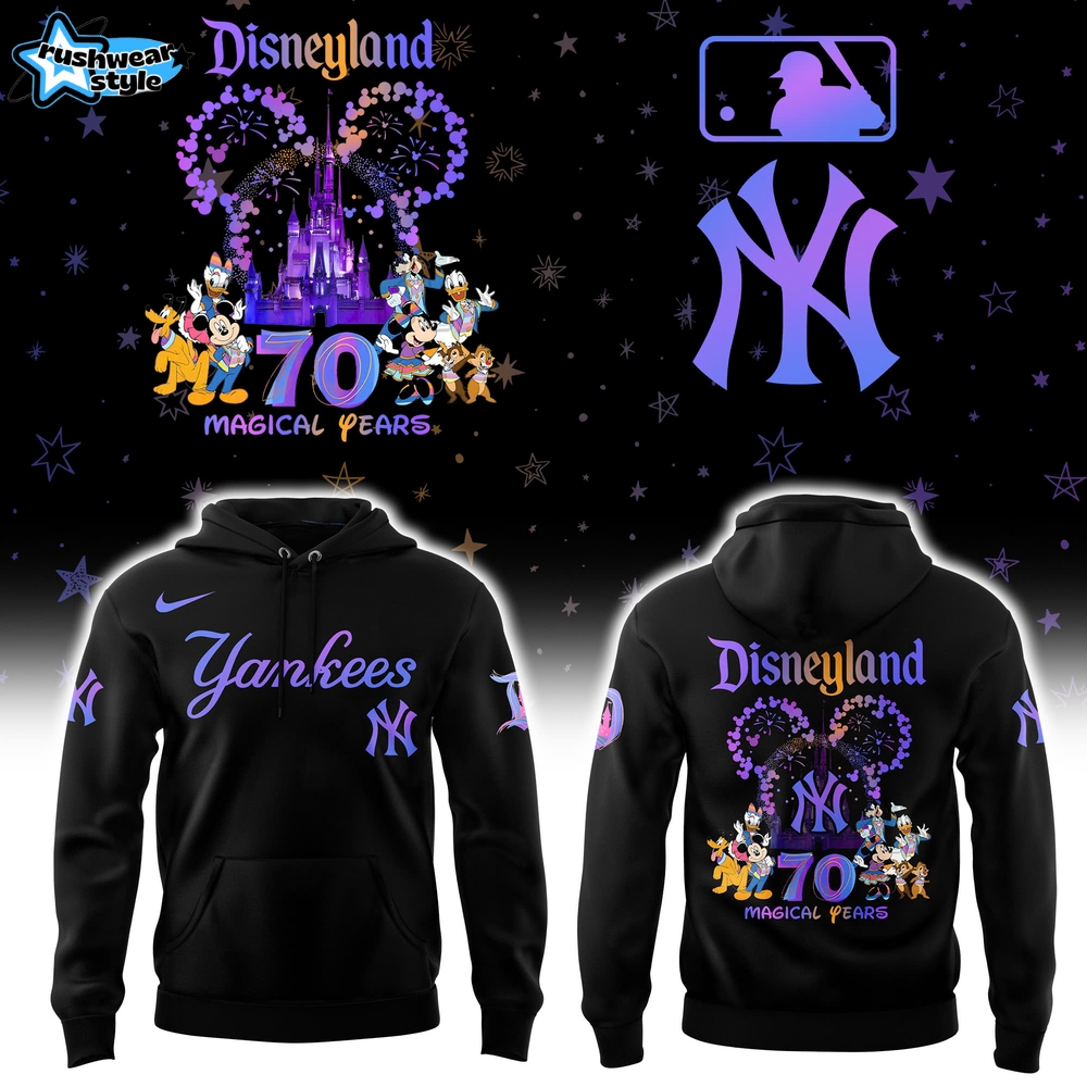 New York Yankees x Disneyland 70th Baseball Hoodie Jogger Cap New York Yankees x Disneyland 70th Baseball Hoodie Jogger Cap