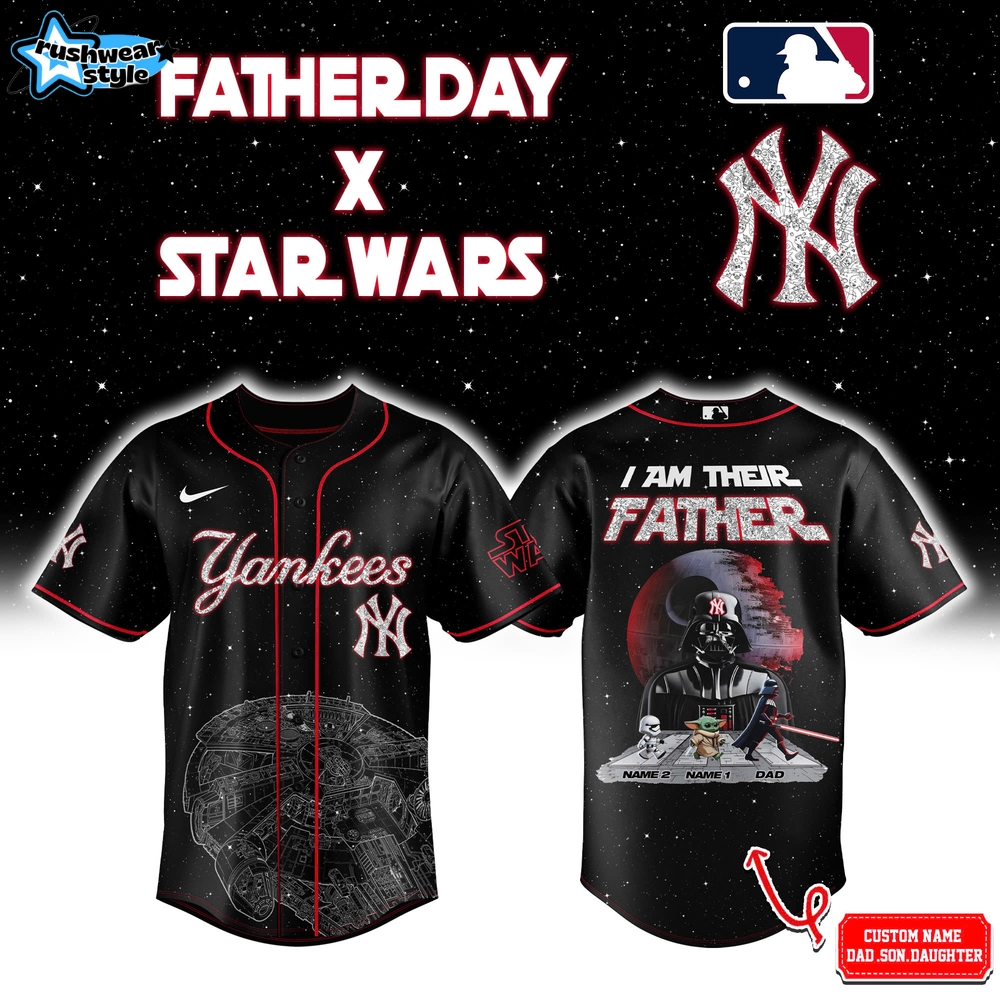 New York Yankees x Father Day Star Wars Version Jersey Combo New York Yankees x Father Day Star Wars Version Jersey Combo