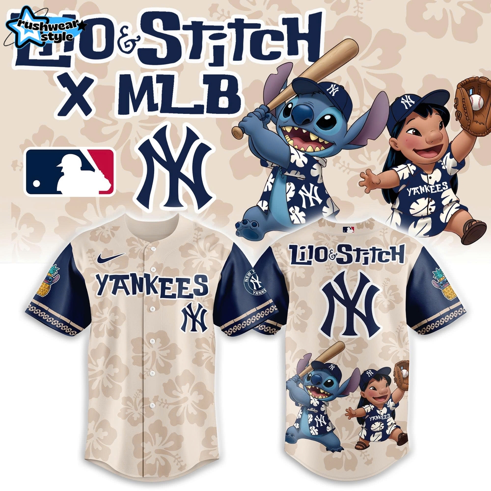 New York Yankees x Lilo & Stitch 2025 Baseball Jersey Combo New York Yankees x Lilo & Stitch 2025 Baseball Jersey Combo