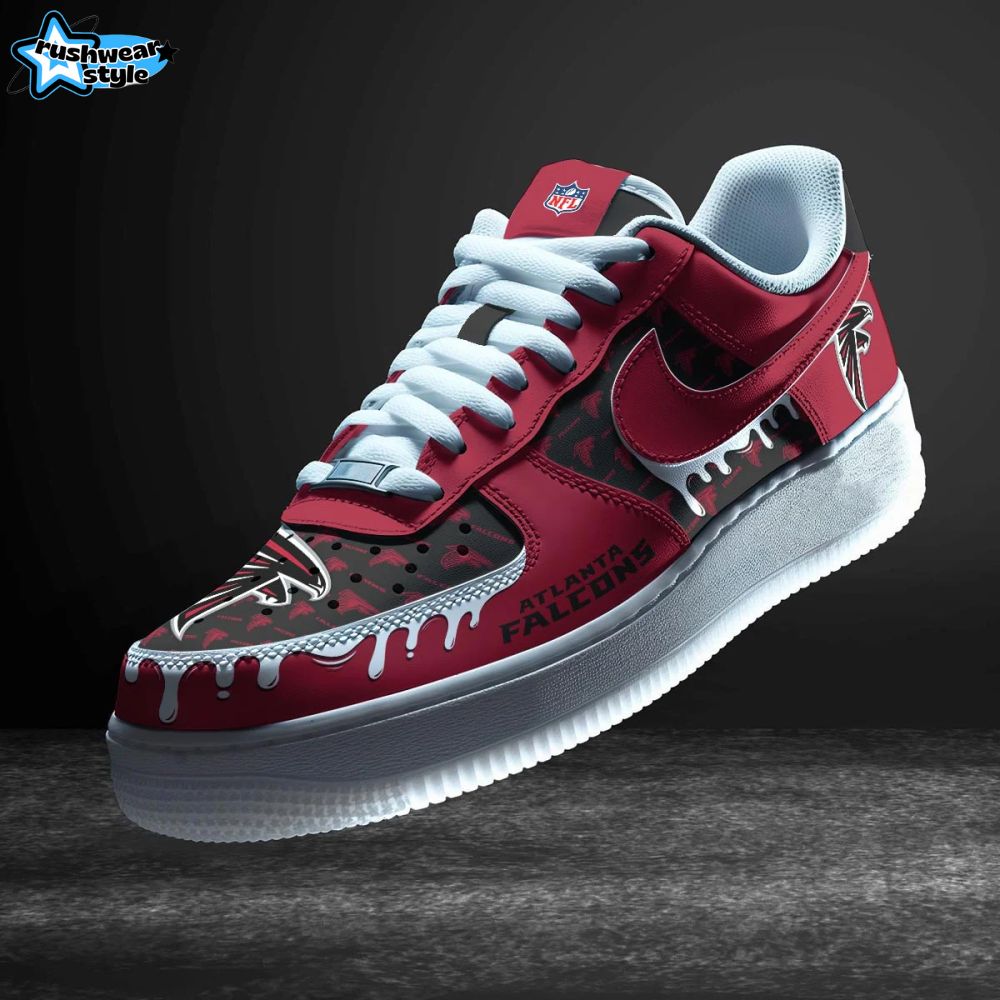 Nfl Atlanta Falcons Nike Air Force 1 Custom Shoes Nfl Atlanta Falcons Nike Air Force 1 Custom Shoes