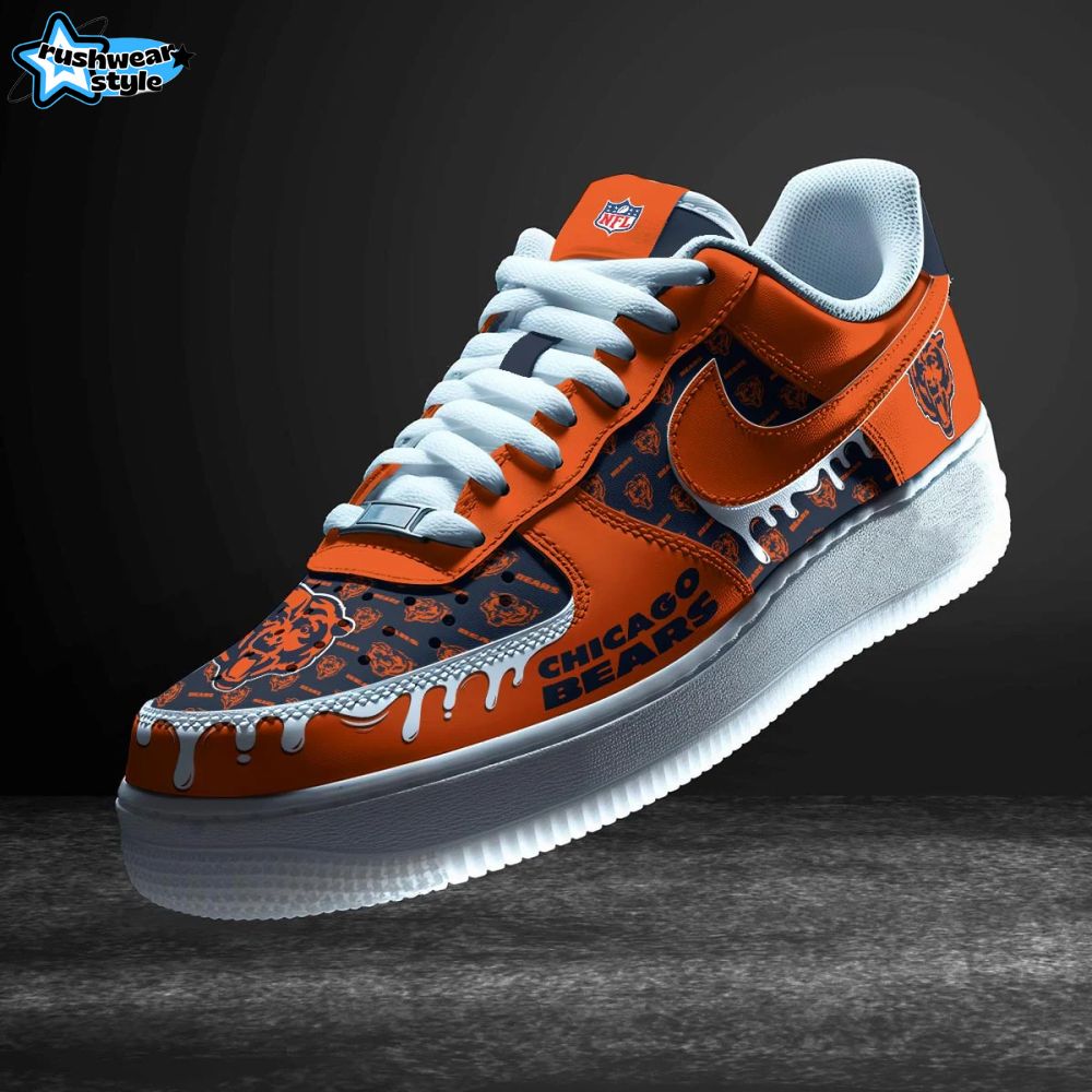Nfl Chicago Bears Nike Air Force 1 Custom Shoes Nfl Chicago Bears Nike Air Force 1 Custom Shoes