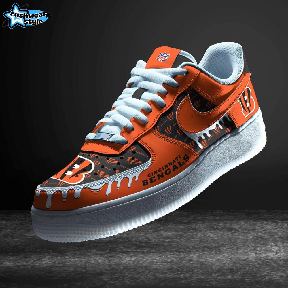 Nfl Cincinnati Bengals Nike Air Force 1 Custom Shoes Nfl Cincinnati Bengals Nike Air Force 1 Custom Shoes