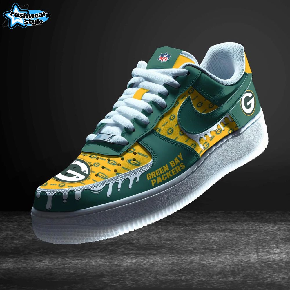 Nfl Green Bay Packers Nike Air Force 1 Custom Shoes Nfl Green Bay Packers Nike Air Force 1 Custom Shoes