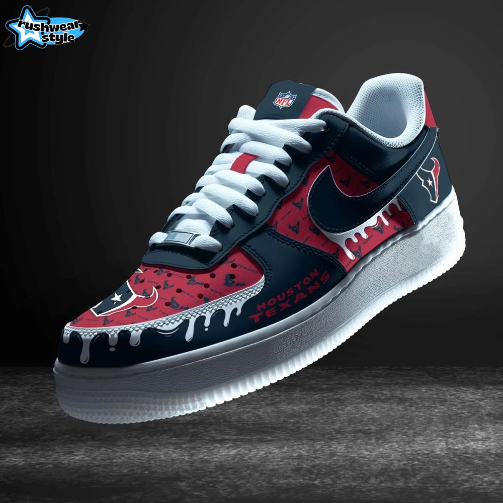 Nfl Houston Texans Nike Air Force 1 Custom Shoes Nfl Houston Texans Nike Air Force 1 Custom Shoes