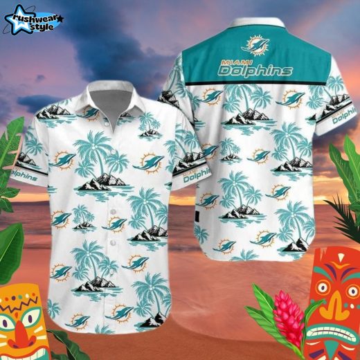 Nfl Miami Dolphins Aloha Hawaiian Shirt