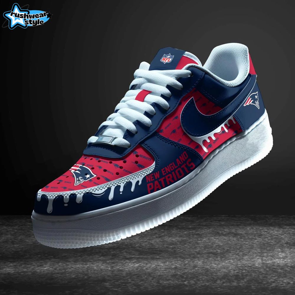 Nfl New England Patriots Nike Air Force 1 Custom Shoes Nfl New England Patriots Nike Air Force 1 Custom Shoes