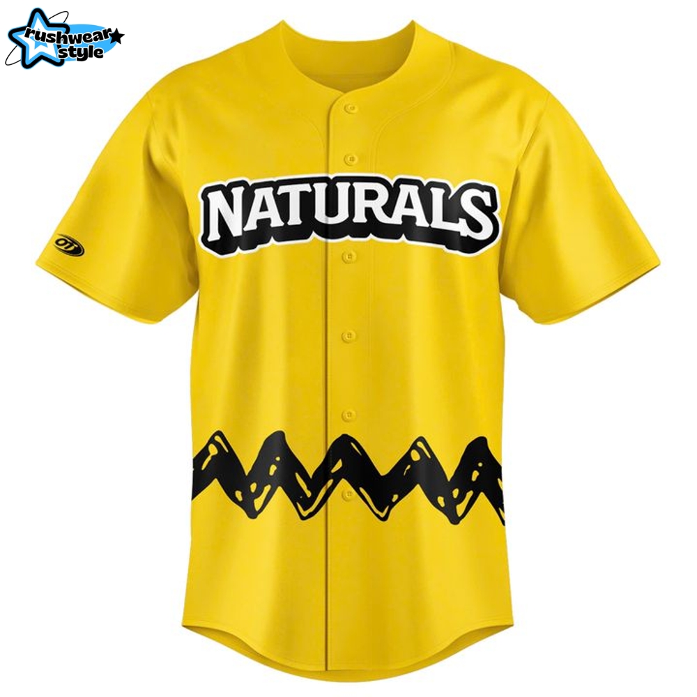 Northwest Arkansas Naturals Peanuts Night Personalized Baseball Jersey Northwest Arkansas Naturals Peanuts Night Personalized Baseball Jersey