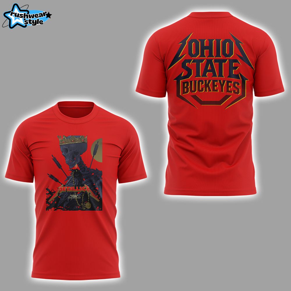Ohio State Buckeyes Metallica M72 Concert Sonic Temple Shirt Ohio State Buckeyes Metallica M72 Concert Sonic Temple Shirt