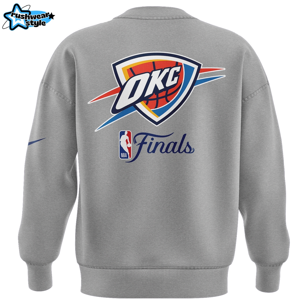 Oklahoma City Thunder 2025 Western Conference Finals Champions Sweatshirt Oklahoma City Thunder 2025 Western Conference Finals Champions Sweatshirt