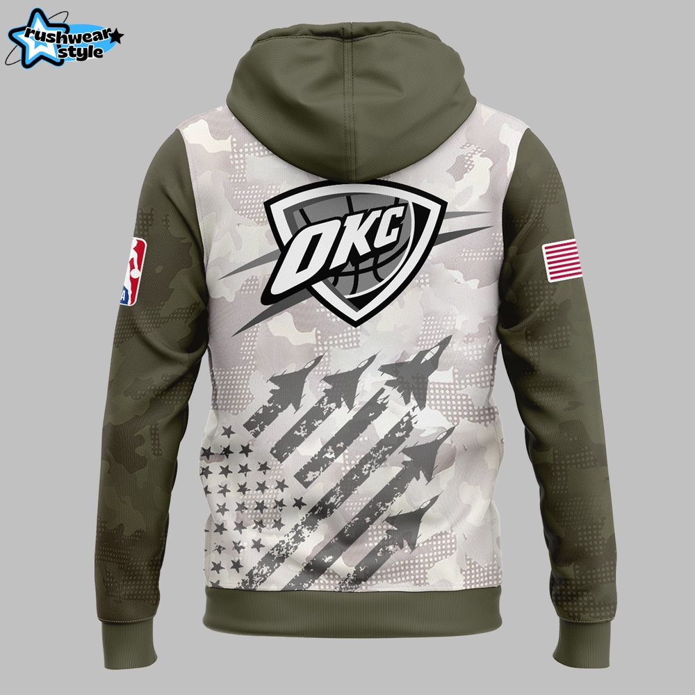Oklahoma City Thunder NBA x Memorial Day 2025 Hoodie Oklahoma City Thunder NBA x Memorial Day 2025 Hoodie