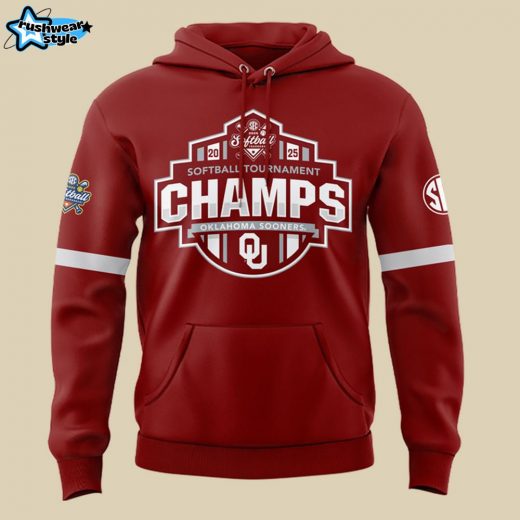 Oklahoma Sooners 2025 SEC Softball Conference Tournament Champions Hoodie