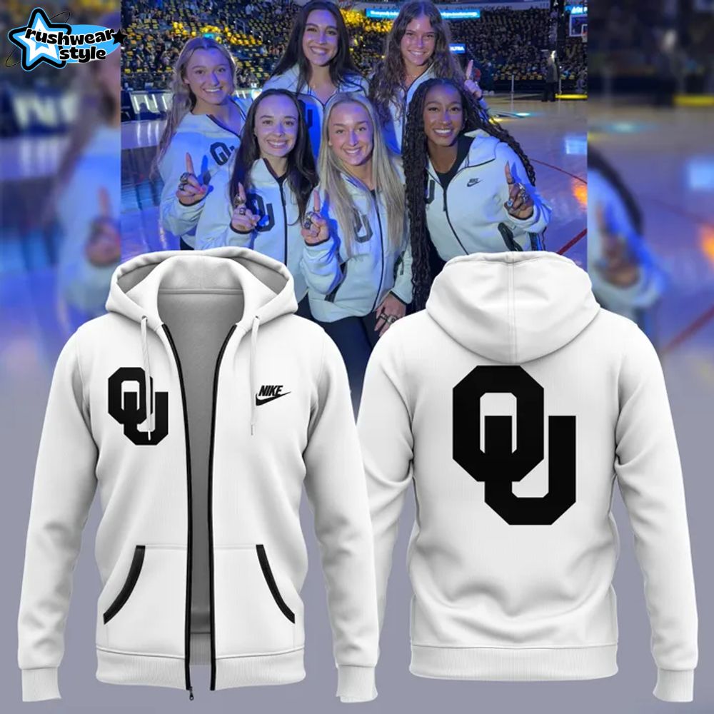 Oklahoma Sooners Women's Gym 2025 Limited Edition Hoodie Zip Oklahoma Sooners Women's Gym 2025 Limited Edition Hoodie Zip