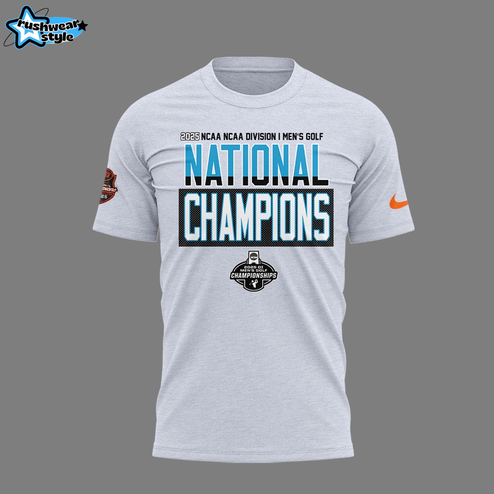 Oklahoma State Cowboys 2025 NCAA Men's Golf National Champions Shirt Oklahoma State Cowboys 2025 NCAA Men's Golf National Champions Shirt