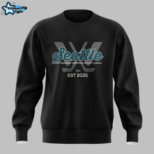 PWHL Seattle Limited Edition 2025 Black Sweatshirt