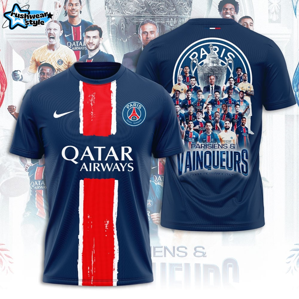 Paris Saint-Germain Champions 3D Tshirt Paris Saint-Germain Champions 3D Tshirt