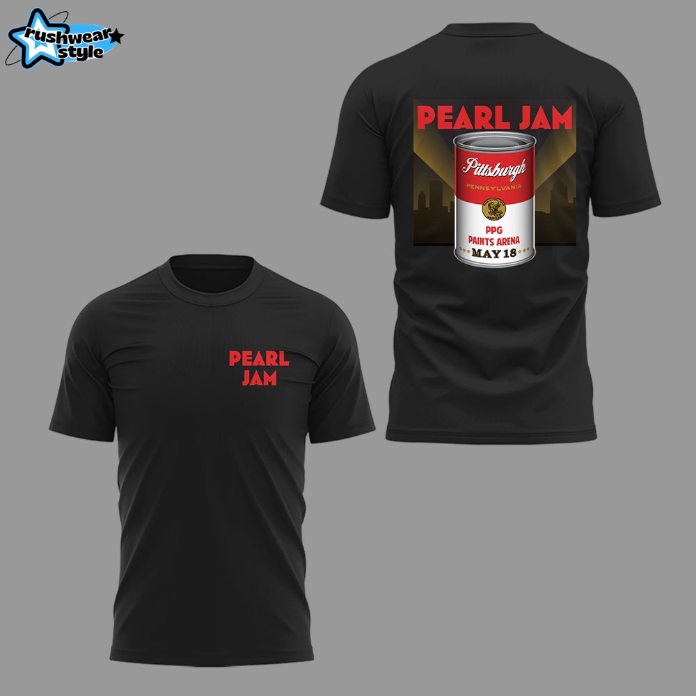 Pearl Jam "Dark Matter Tour" From Pittsburgh Black T-shirt Pearl Jam "Dark Matter Tour" From Pittsburgh Black T-shirt