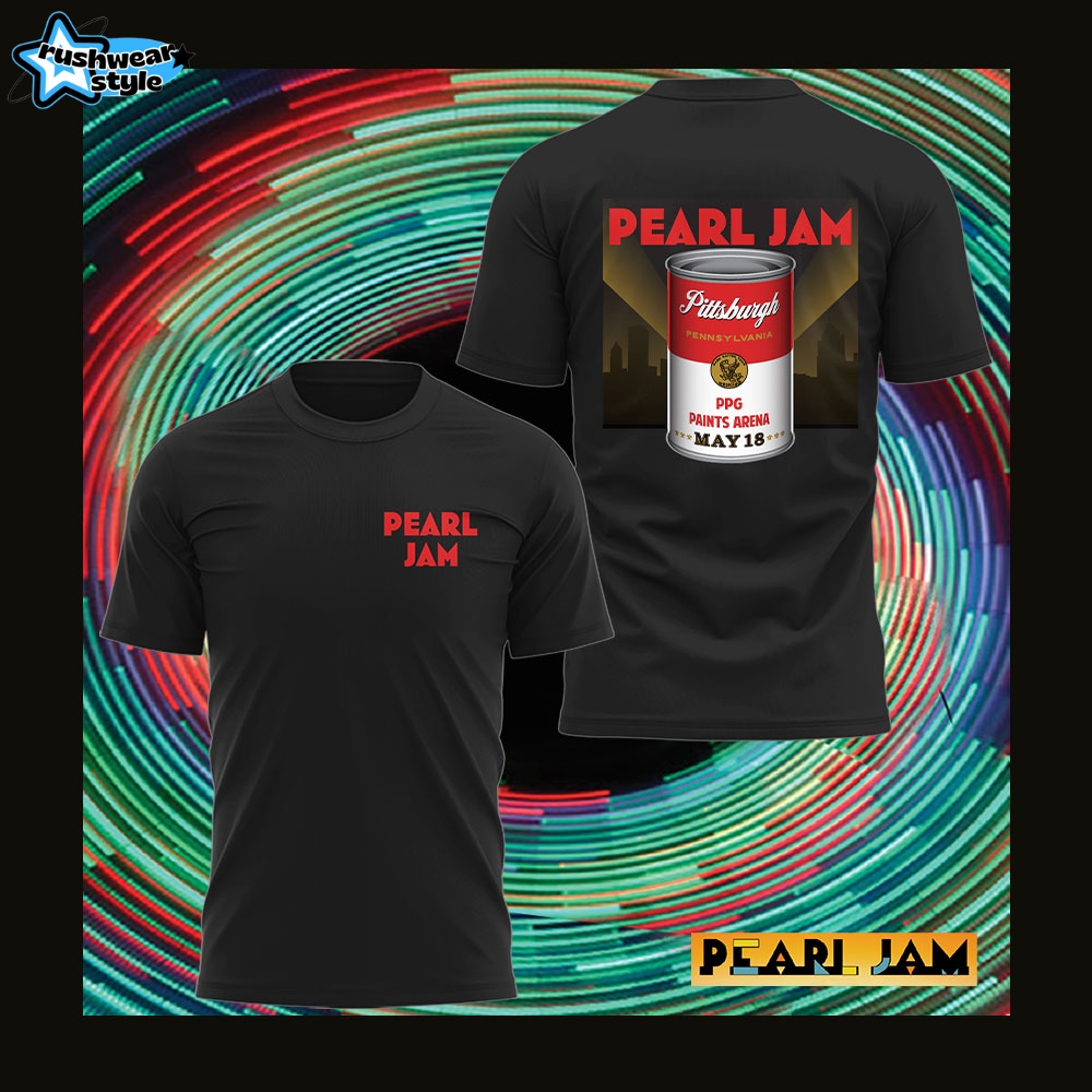 Pearl Jam "Dark Matter Tour" From Pittsburgh Black T-shirt Pearl Jam "Dark Matter Tour" From Pittsburgh Black T-shirt