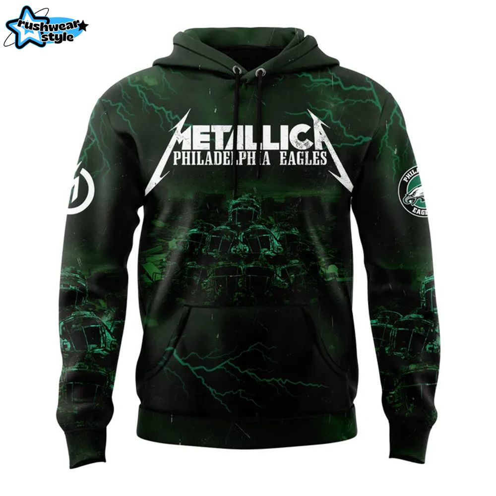 Philadelphia Eagles x Metallica 2025 Hoodie Philadelphia Eagles x Metallica 2025 Hoodie