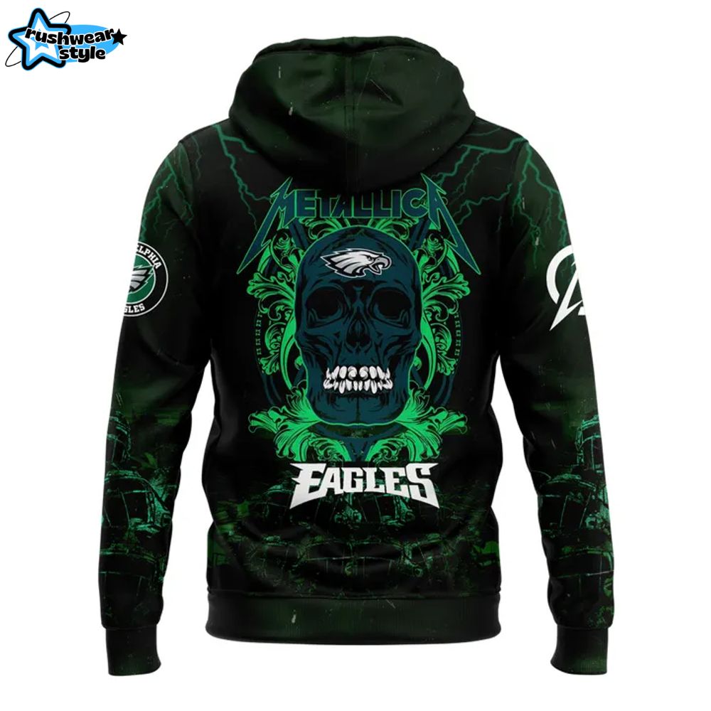 Philadelphia Eagles x Metallica 2025 Hoodie Philadelphia Eagles x Metallica 2025 Hoodie