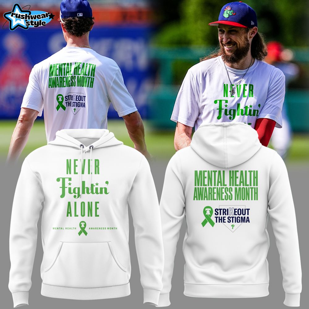 Philadelphia Phillies "You Are Never Fightin' Alone" Special Edition 2025 Hoodie Philadelphia Phillies "You Are Never Fightin' Alone" Special Edition 2025 Hoodie