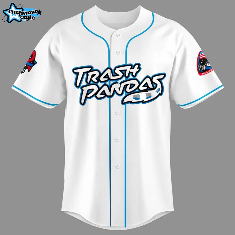 Rocket City Trash Pandas x Cat Night 2025 Baseball Jersey Rocket City Trash Pandas x Cat Night 2025 Baseball Jersey