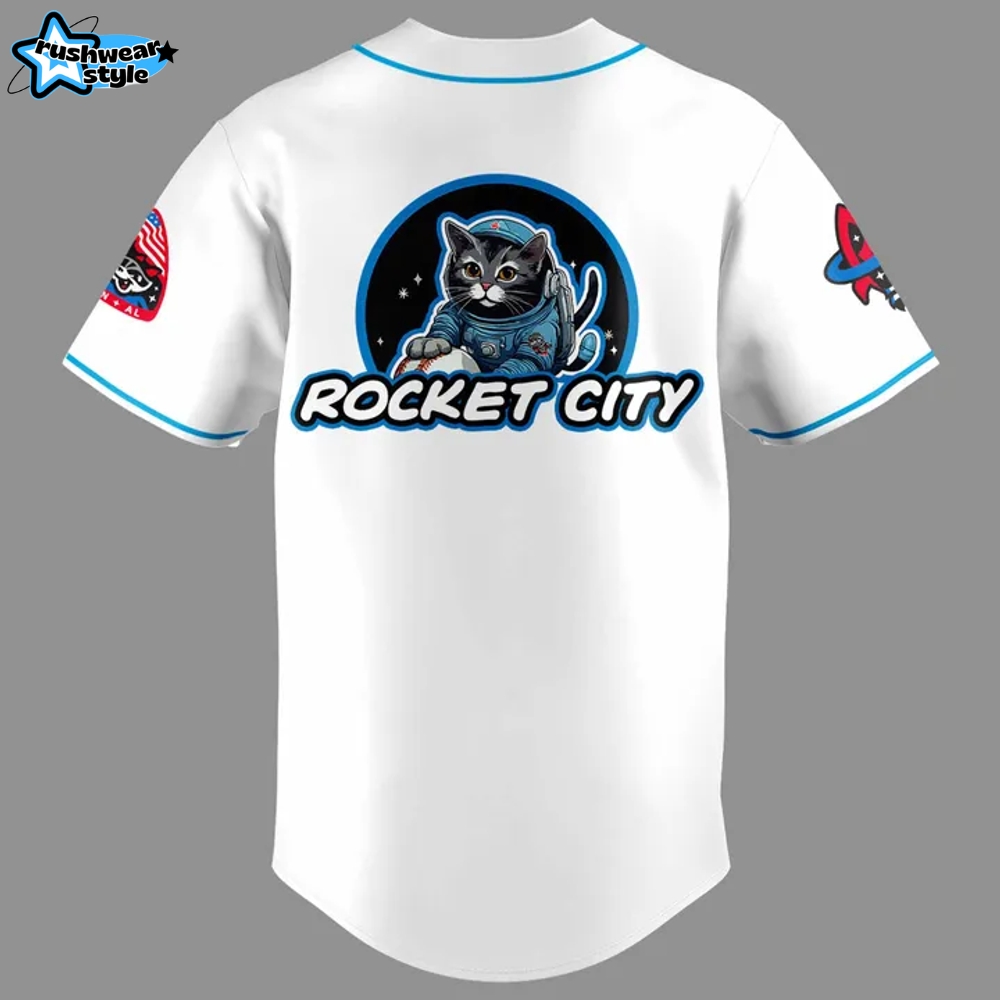 Rocket City Trash Pandas x Cat Night 2025 Baseball Jersey Rocket City Trash Pandas x Cat Night 2025 Baseball Jersey