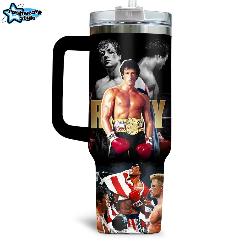 Rocky It Ain't About How Hard You Hit Stanley Tumbler Rocky It Ain't About How Hard You Hit Stanley Tumbler