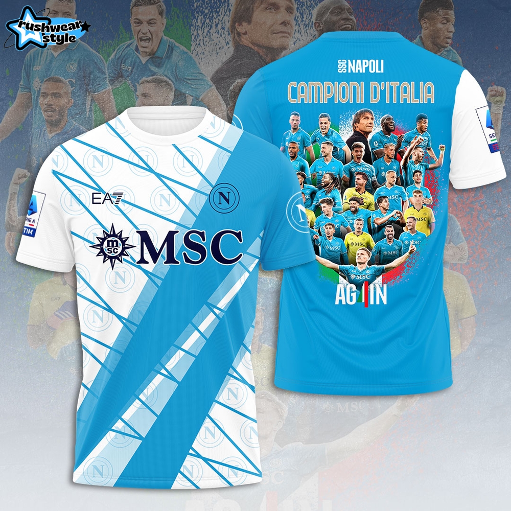 S.S.C. Napoli 3D Tshirt S.S.C. Napoli 3D Tshirt