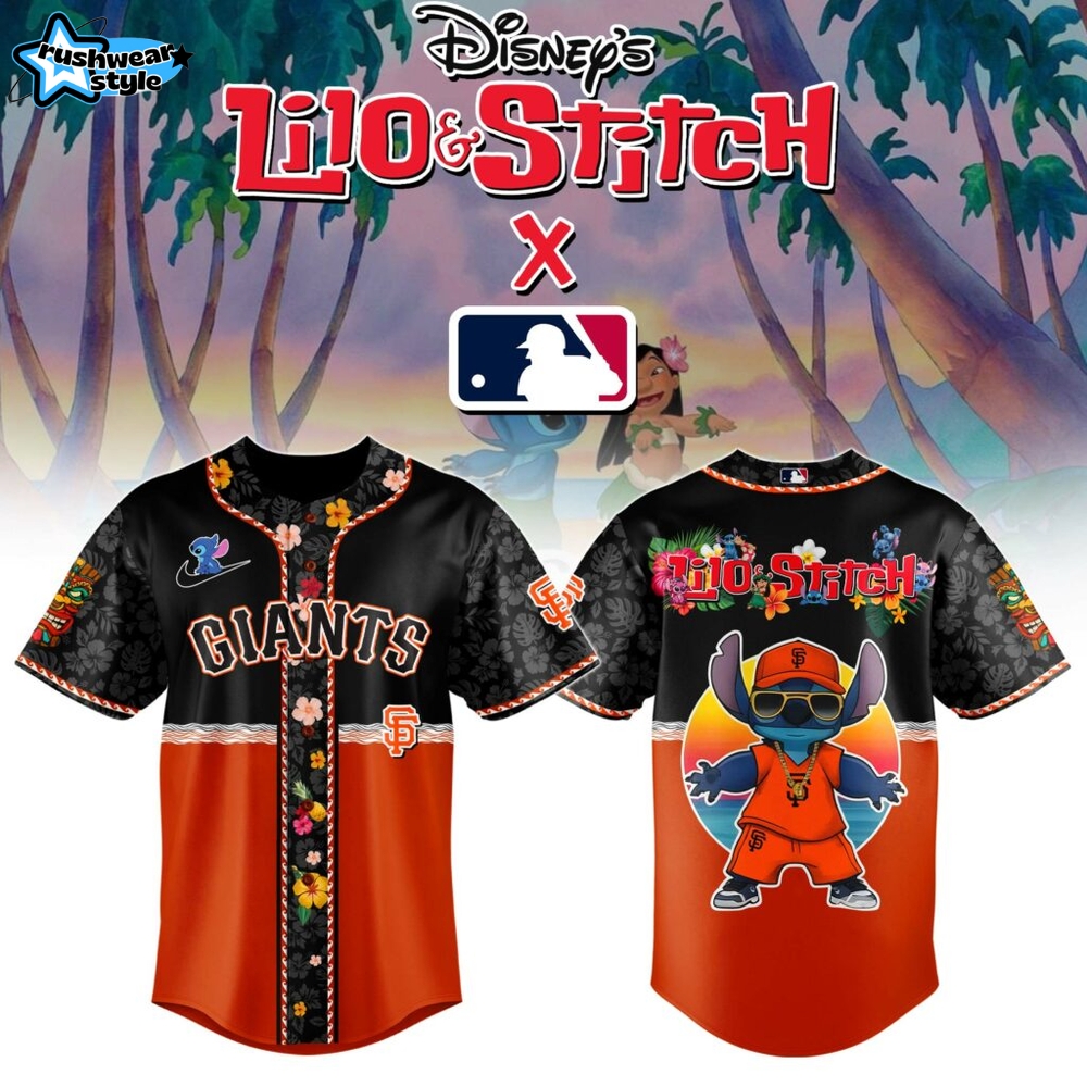 San Francisco Giants MLB x Lilo & Stitch Jersey San Francisco Giants MLB x Lilo & Stitch Jersey
