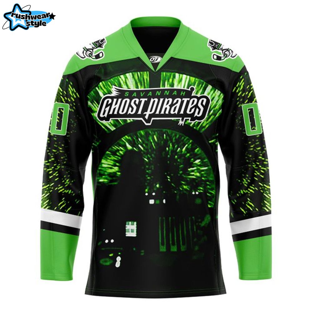 Savannah Ghost Pirates New 2025 Hockey Jersey Savannah Ghost Pirates New 2025 Hockey Jersey
