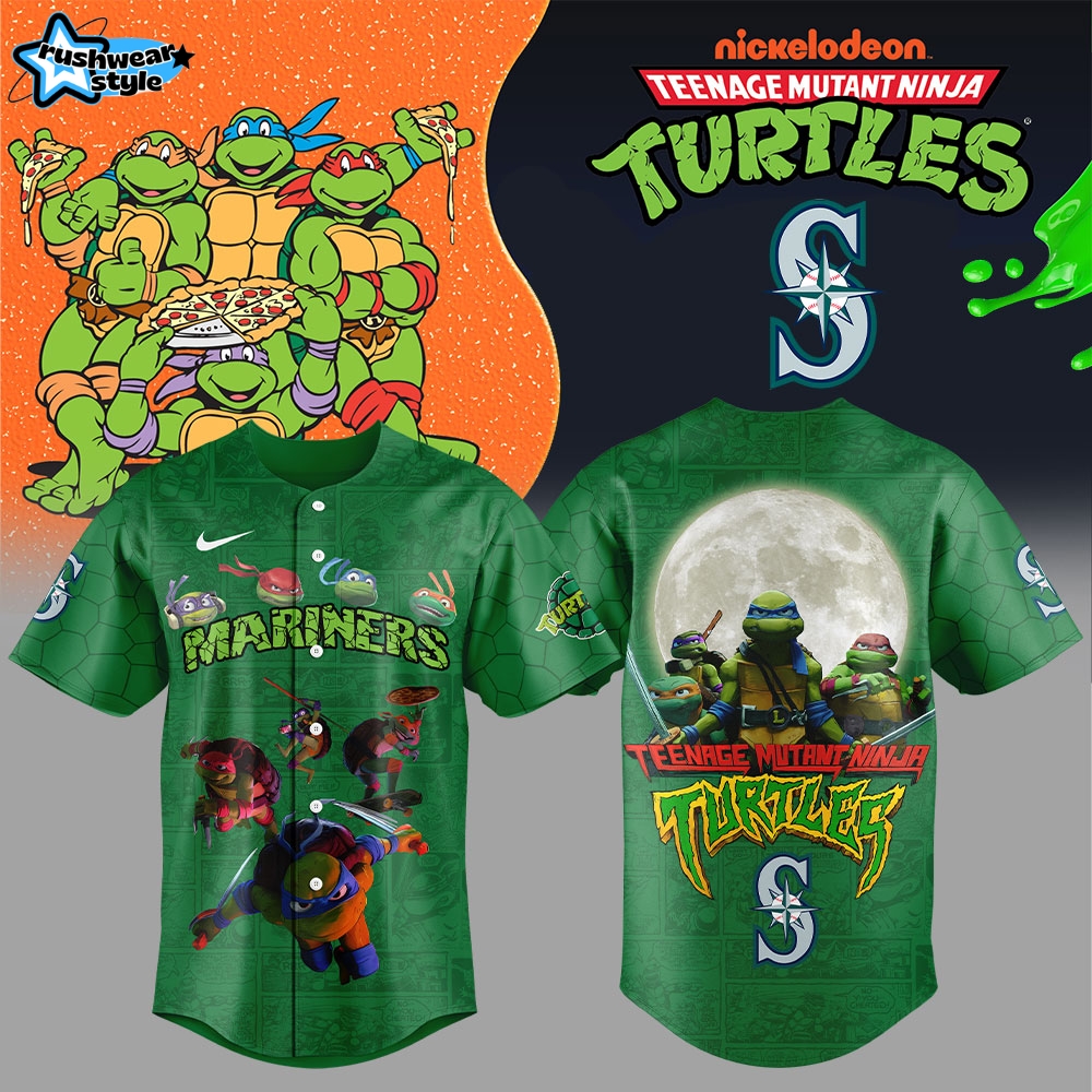 Seattle Mariners Teenage Mutant Ninja Turtles Baseball Jersey Seattle Mariners Teenage Mutant Ninja Turtles Baseball Jersey
