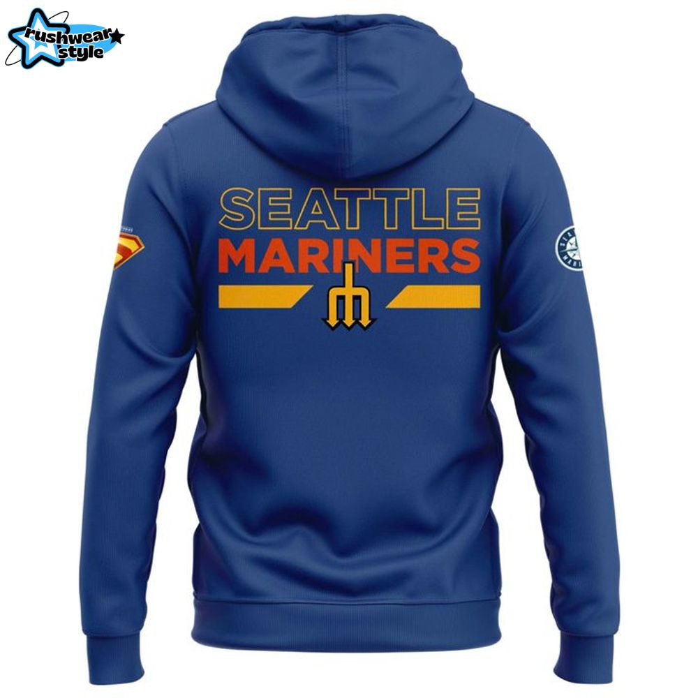Seattle Mariners X Superman Night Hoodie Seattle Mariners X Superman Night Hoodie