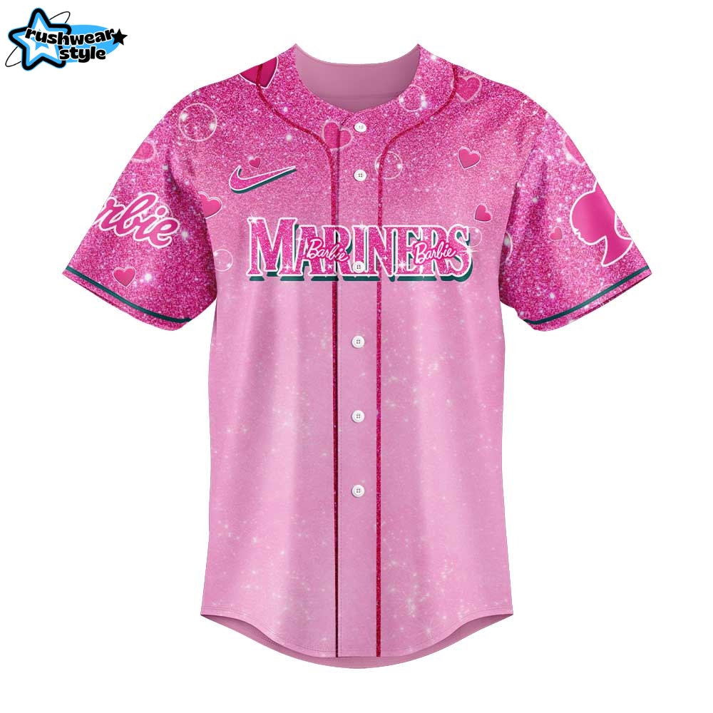 Seattle Mariners x Barbie Night 2025 Jersey Seattle Mariners x Barbie Night 2025 Jersey
