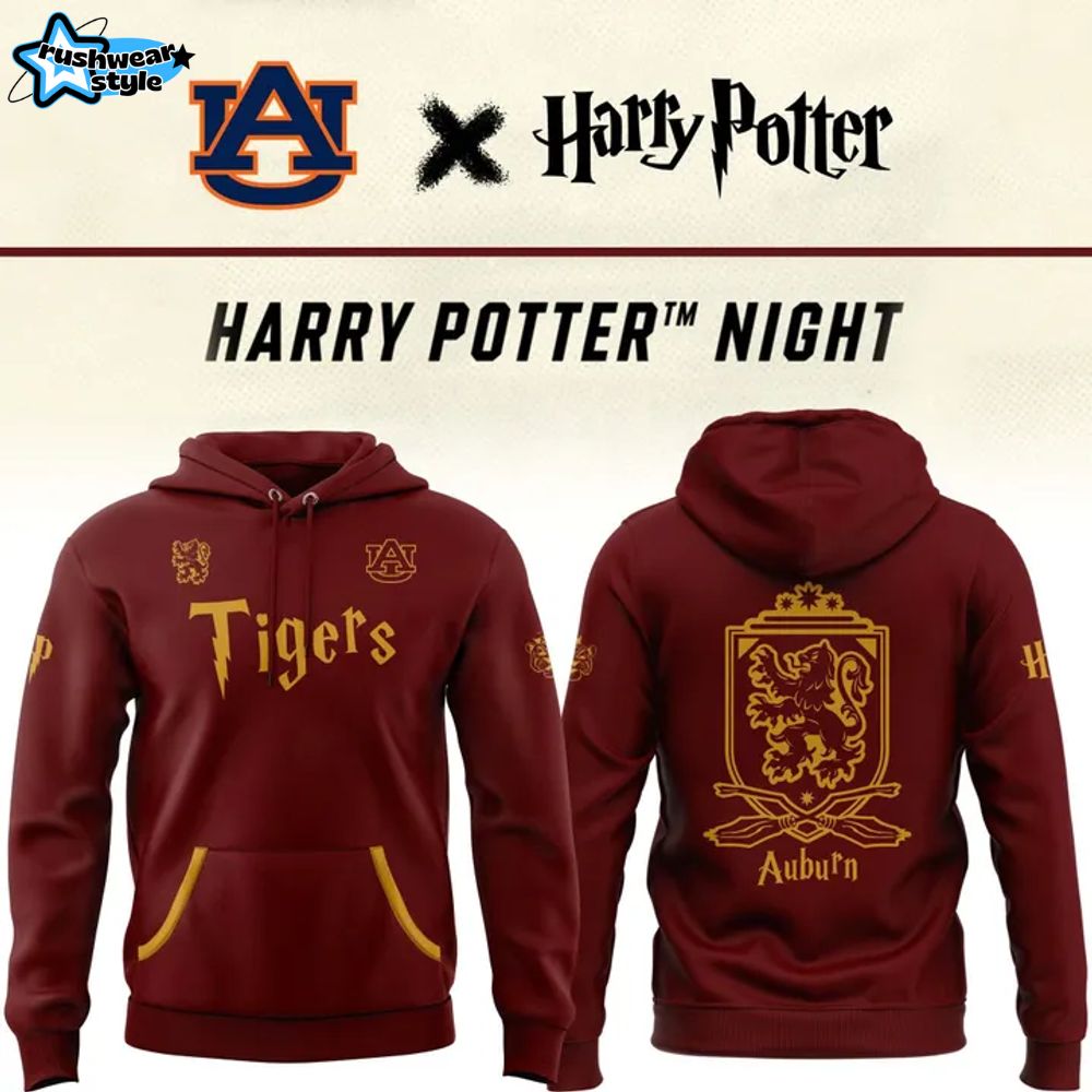 Special Edition Auburn Tigers Harry Potter Hoodie Special Edition Auburn Tigers Harry Potter Hoodie