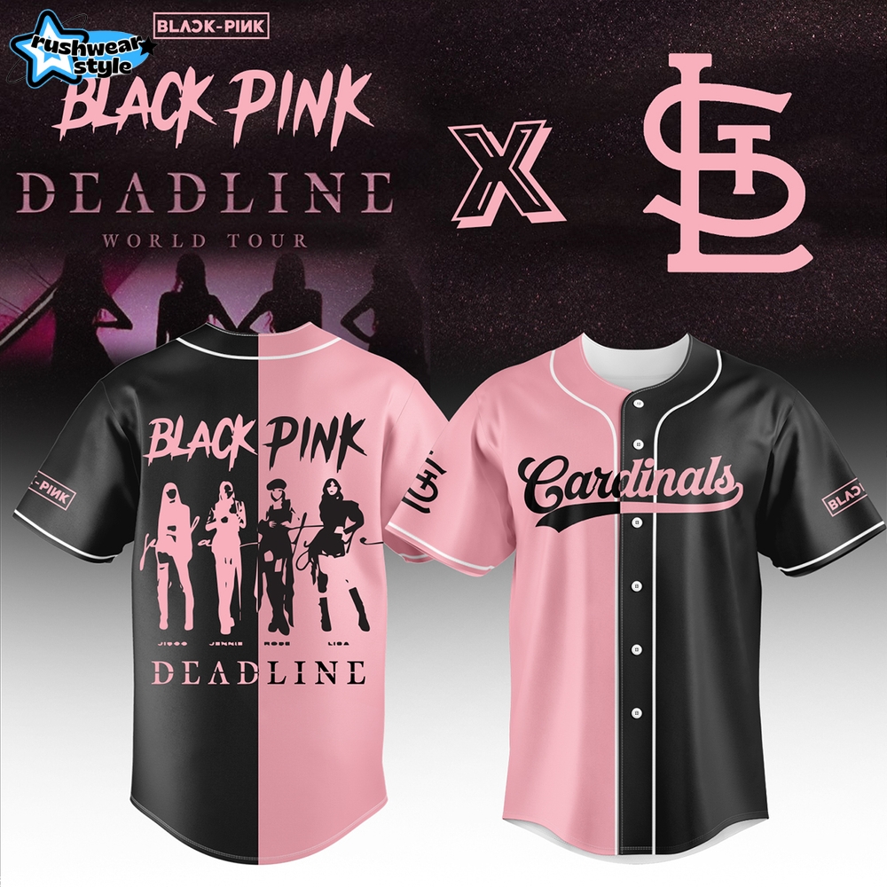 St. Louis Cardinals x Blackpink Deadline World Tour Baseball Jersey 2025 St. Louis Cardinals x Blackpink Deadline World Tour Baseball Jersey 2025