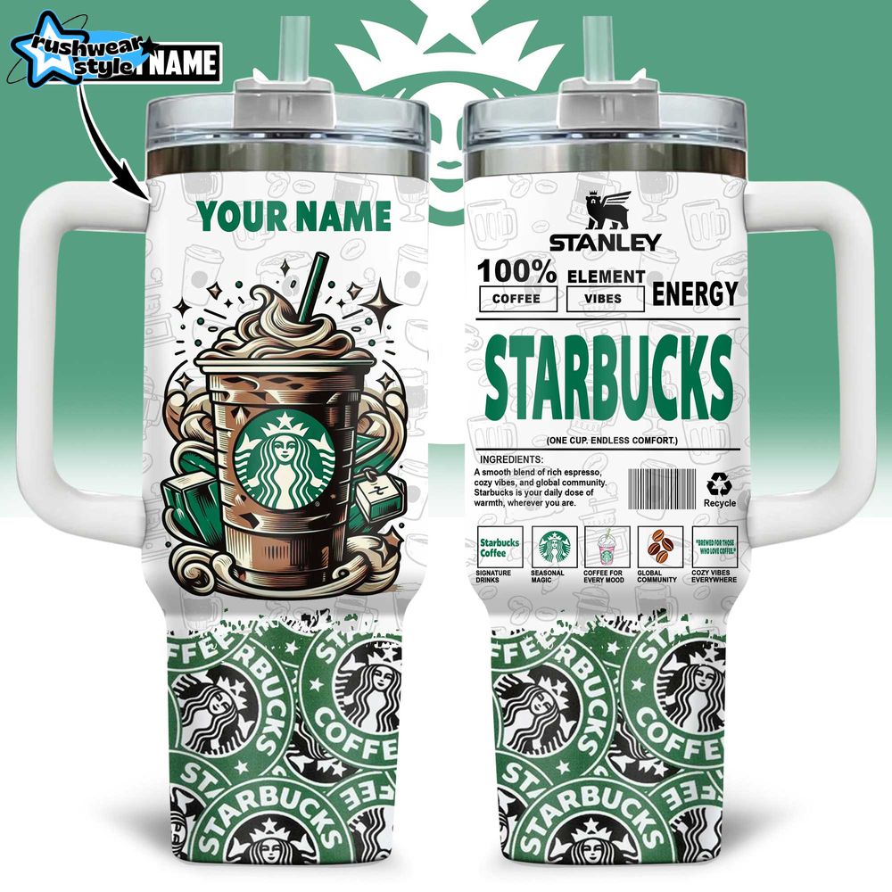 Starbucks Coffee For Every Mood Personalized Stanley Tumbler Starbucks Coffee For Every Mood Personalized Stanley Tumbler
