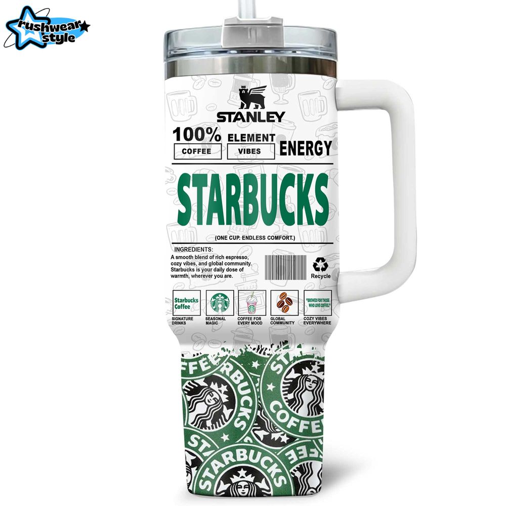 Starbucks Coffee For Every Mood Personalized Stanley Tumbler Starbucks Coffee For Every Mood Personalized Stanley Tumbler