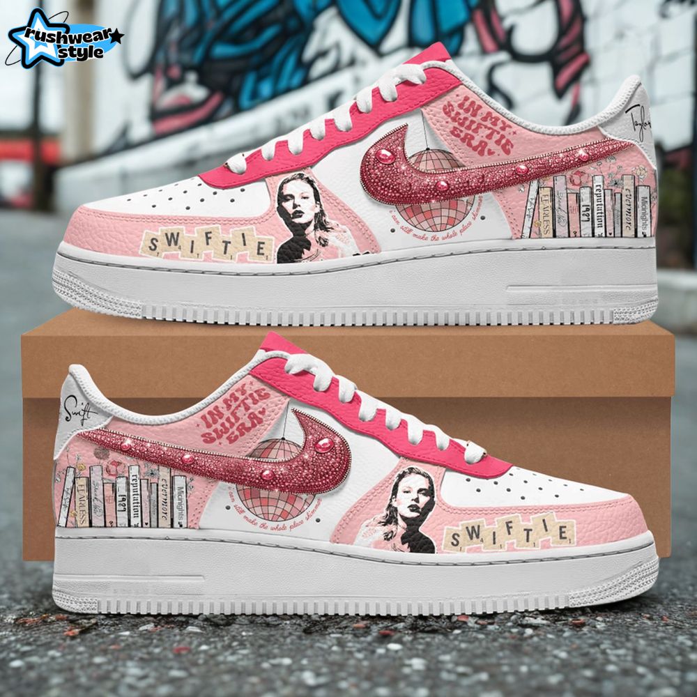 Taylor Swift In My Swiftie Era Nike Air Force 1 Sneaker Limited Edition Design Taylor Swift In My Swiftie Era Nike Air Force 1 Sneaker Limited Edition Design