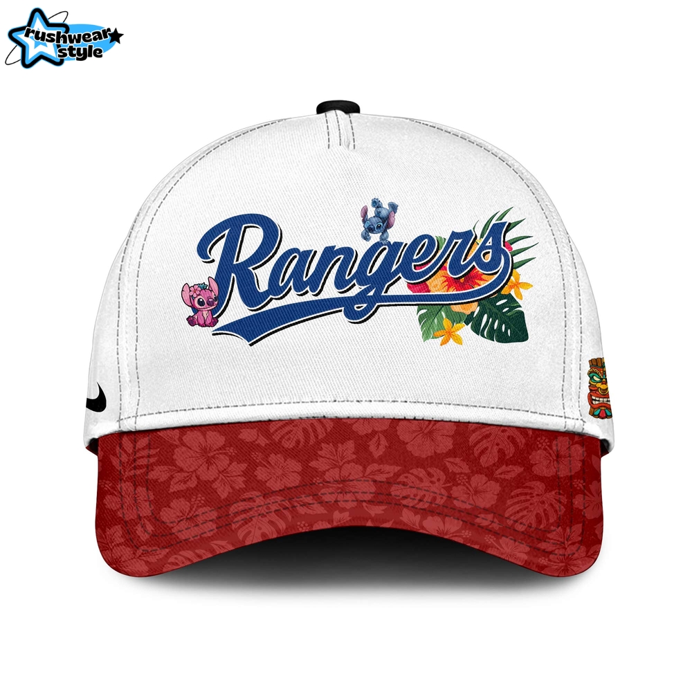 Texas Rangers MLB x Lilo & Stitch Jersey Texas Rangers MLB x Lilo & Stitch Jersey