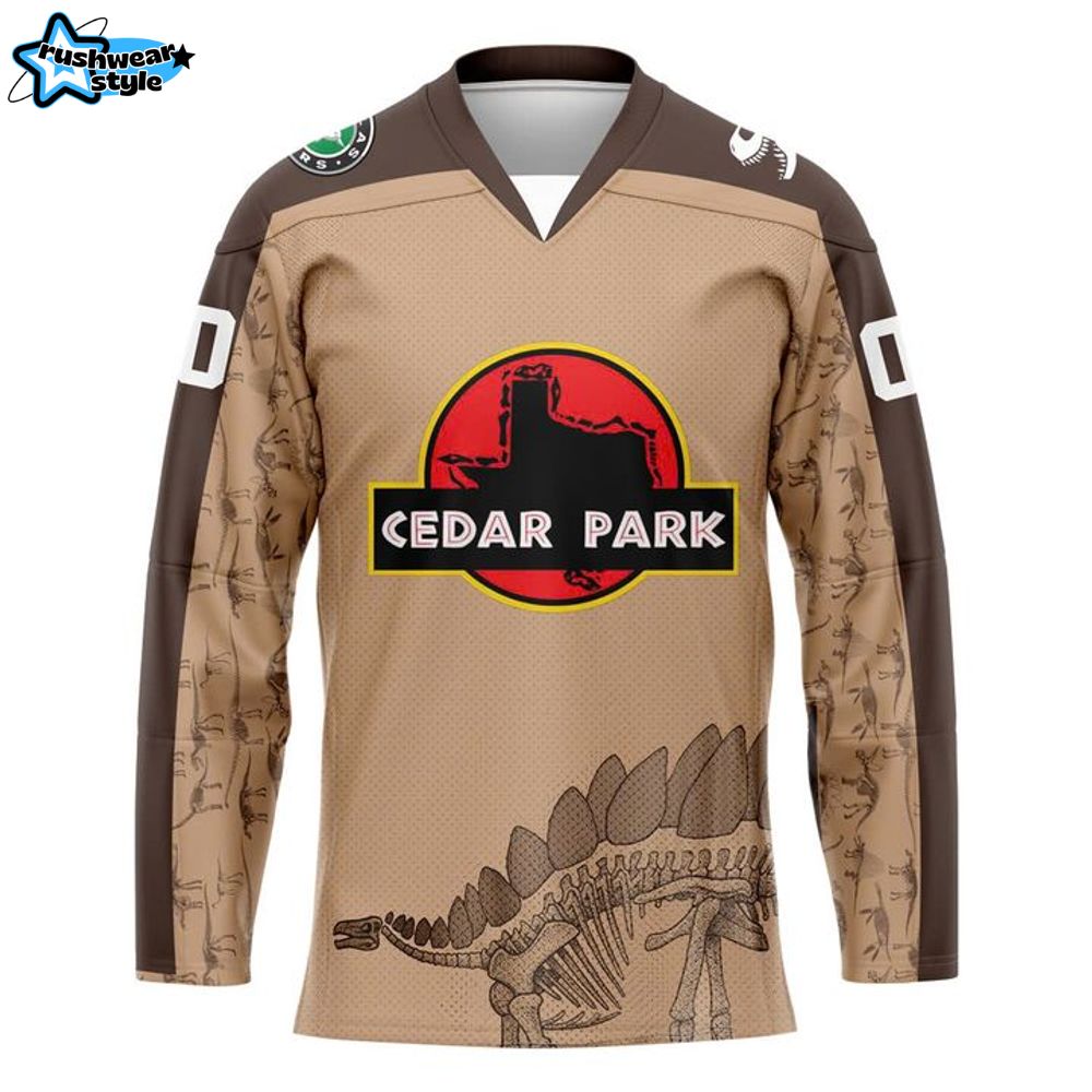 Texas Stars Jurassic Night Hockey Jersey Texas Stars Jurassic Night Hockey Jersey