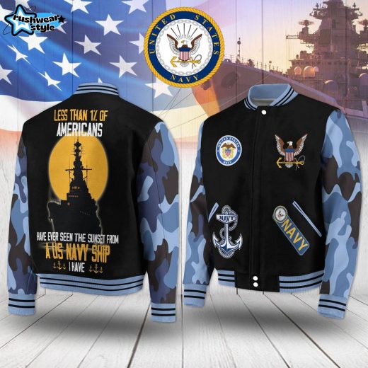 US Navy Special Camo Baseball Jacket