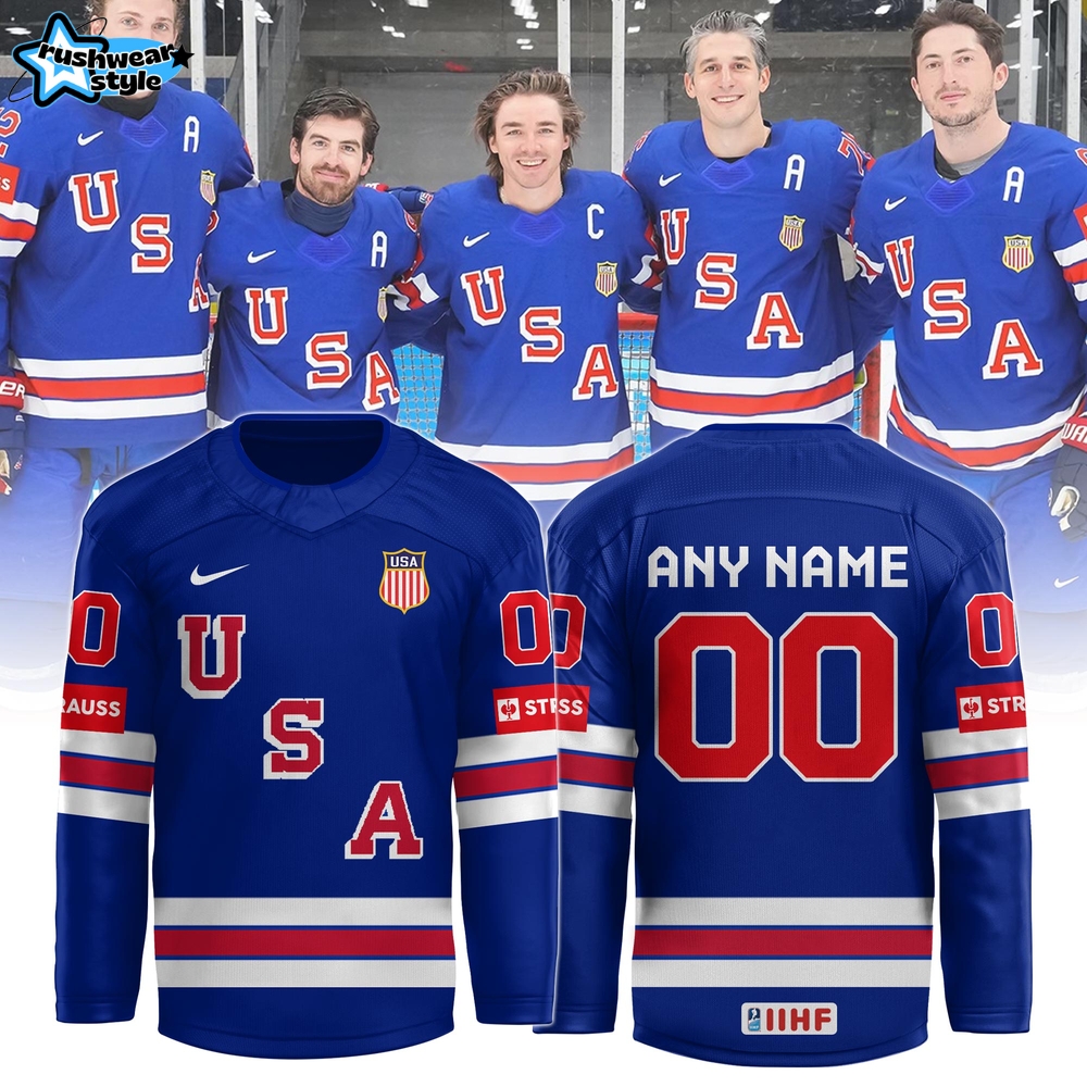 USA Ice Hockey IIHF World Champions 2025 Hockey Jersey USA Ice Hockey IIHF World Champions 2025 Hockey Jersey