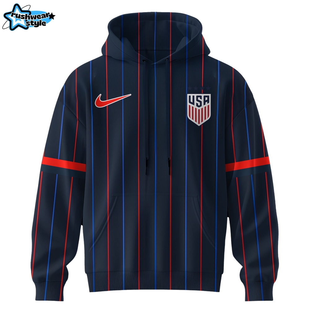 USA Soccer Heartbeat Away Stadium Special New 2025 Hoodie USA Soccer Heartbeat Away Stadium Special New 2025 Hoodie