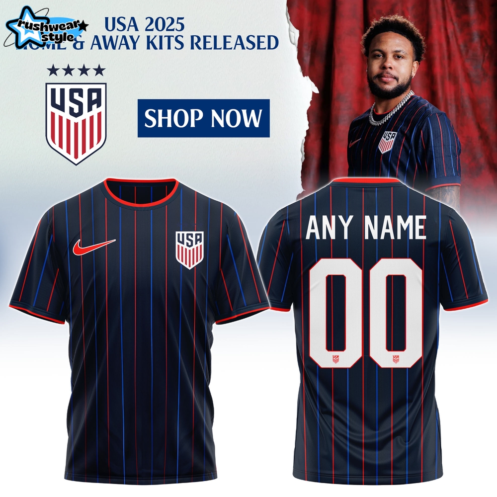 USA Soccer Heartbeat Away Stadium Special New 2025 Jersey USA Soccer Heartbeat Away Stadium Special New 2025 Jersey