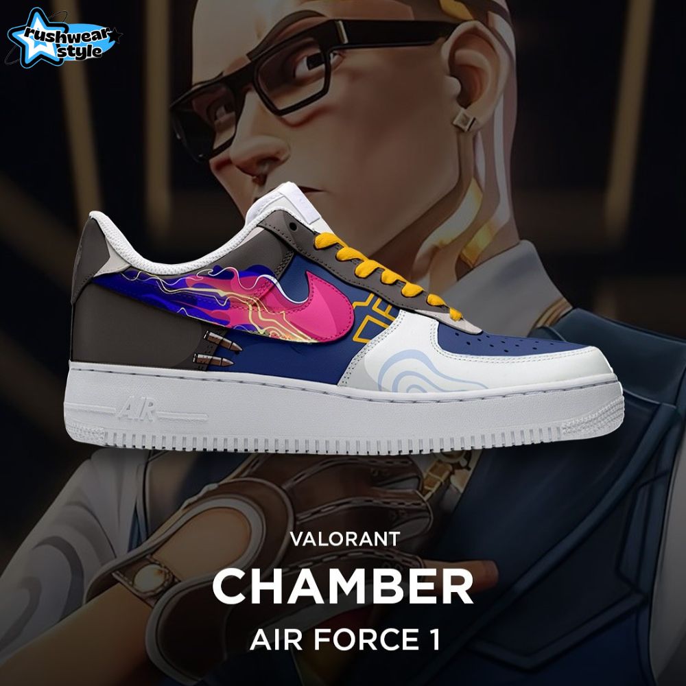 Valorant Chamber Air Force 1 Sneaker Valorant Chamber Air Force 1 Sneaker